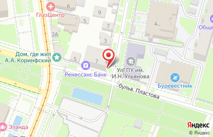 Офис продаж Ингосстрах в Ленинском районе на карте