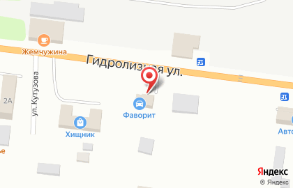 Служба заказа легкового транспорта Фаворит в Иркутске на карте