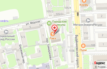 Компания Натяжные потолки ЭВИТА на улице Фрунзе на карте