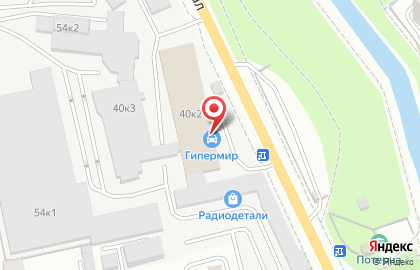 Магазин ГиперМир в Калининграде на карте