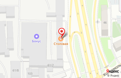 Столовая в Кирове на карте