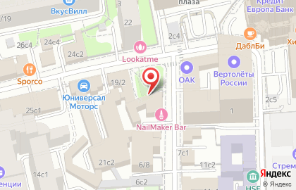 Студия маникюра NailMaker Bar на Павелецкой на карте