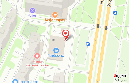Парикмахерская Точка на проспекте Большевиков на карте