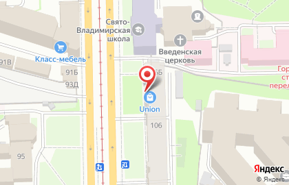Салон итальянских дверей Union на Московском проспекте на карте