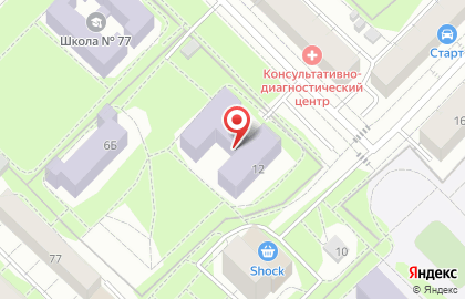 Детский сад №106 города Тюмени в проезде Геологоразведчиков на карте