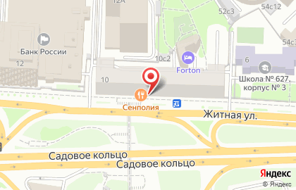 ОАО МАСТ-Банк на Житной улице на карте