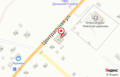Царский двор на Центральной улице на карте