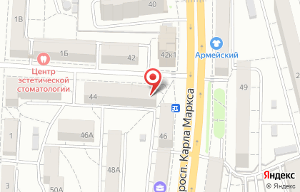 Продуктовый магазин 36 на улице Карла Маркса на карте