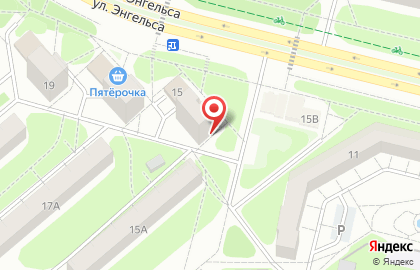 Парикмахерская Клеопатра на улице Энгельса на карте