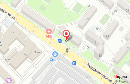 Киоск по продаже печатной продукции, Левобережный район в Свердловском округе на карте
