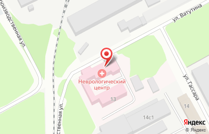 Клинический неврологический центр на карте