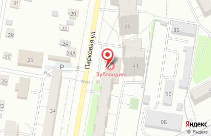Супермаркет Пятёрочка на Парковой улице в Подольске на карте
