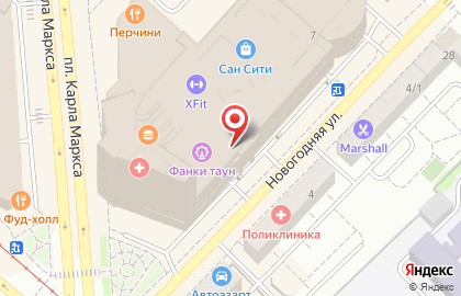 Фирменная сеть магазинов нижнего белья Milavitsa в ТЦ Сан Сити на карте