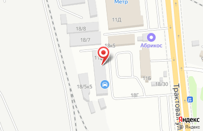 Торговая компания на Трактовой улице на карте