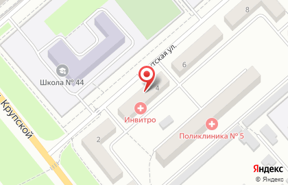 Медицинская компания Инвитро на Иркутской улице на карте