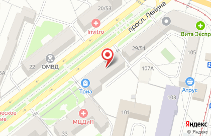 Тортилла на проспекте Ленина на карте