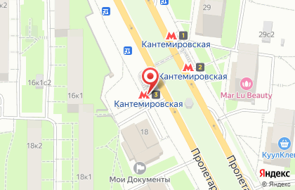 ОАО Банкомат, АКБ Росбанк на Пролетарском проспекте на карте