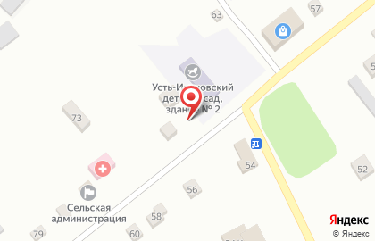 Детский сад, с. Усть-Ивановка на карте
