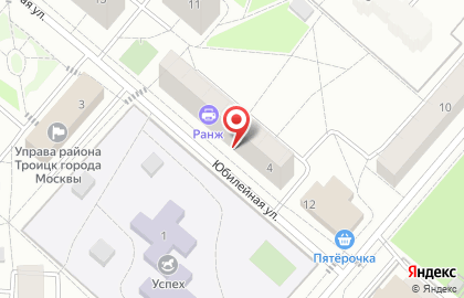 Окна Троицк на карте
