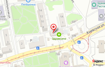 Киоск по ремонту обуви в Московском районе на карте
