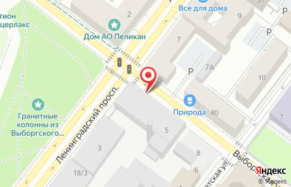 Выборг - Северо-запад, пкб на карте