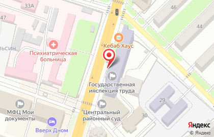 Межрегиональное территориальное управление Федеральной службы финансово-бюджетного надзора в Хабаровском крае на карте