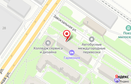 Гостиница Гармония на Вологодской улице на карте