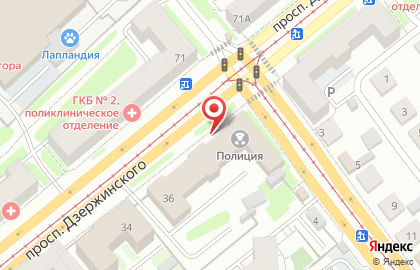 Группа по лицензионно-разрешительной работе и контролю за частной детективной и охранной деятельностью, Отдел полиции №5 Дзержинский, Управление МВД России по г. Новосибирску на карте