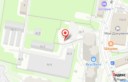 ВСТИСП на Загорьевской улице на карте