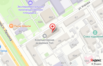 Частная школа Top IT School на карте