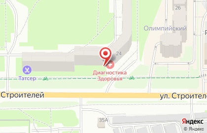 Стоматология Жемчужина на улице Строителей на карте