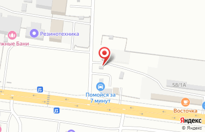 Шиномонтажная мастерская на Беляевской улице на карте
