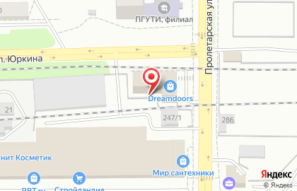 Компания Эвотор на Пролетарской улице на карте