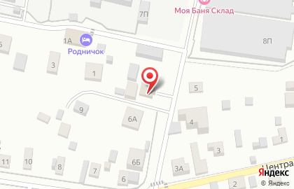 Продуктовый магазин на Центральной, 6Б на карте
