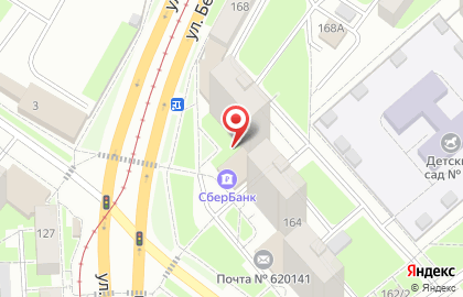 Банкомат Уральский банк Сбербанка России в Железнодорожном районе на карте