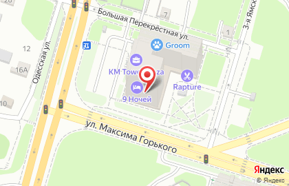 Ресторан Стейк-Хаус КМ на улице Максима Горького на карте