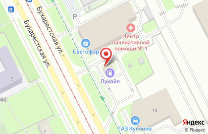 Страховая компания ВСК на Бухарестской улице на карте