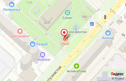 Магазин трикотажных изделий Алёна на улице Энтузиастов на карте