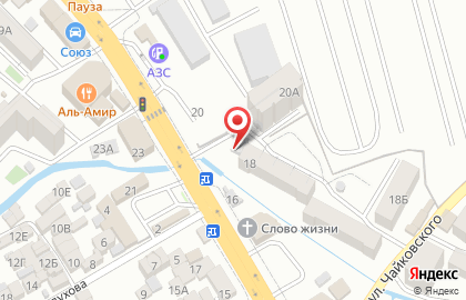 Магазин Березка в Кировском районе на карте