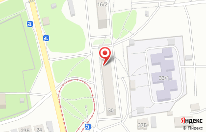 Продовольственный супермаркет на карте