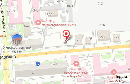 Производственная компания Сев-Евродрайф на улице Карла Маркса на карте