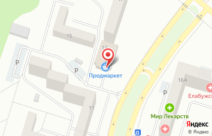 ТЦ Флагман в Елабуге на карте