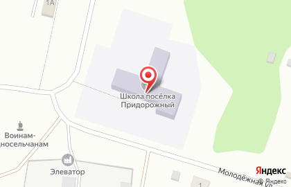 Средняя общеобразовательная школа пос. Придорожный на карте