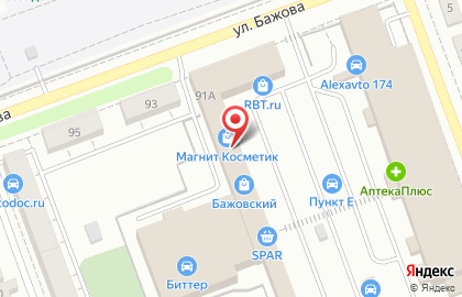 Студия красоты Aurum в Тракторозаводском районе на карте