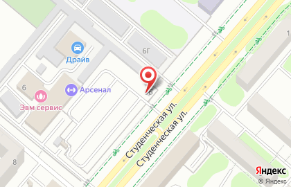 Автостоянка в Казани на карте