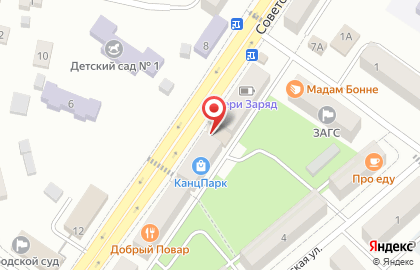 Мастерская на Советской улице на карте