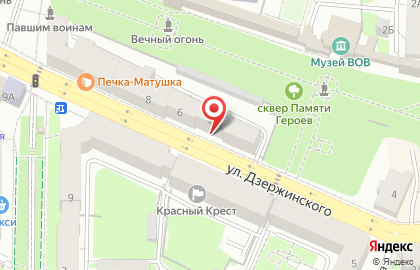 Группа охранных предприятий Восток-холдинг на улице Дзержинского на карте