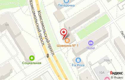 Аптека Невис в Петрозаводске на карте