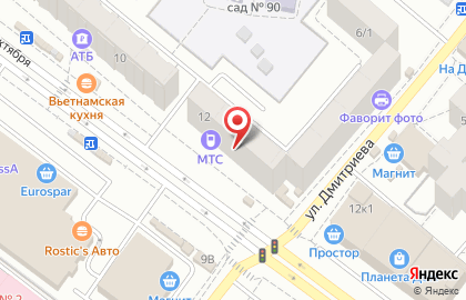 Магазин Азбука СУШИ в Кировском административном округе на карте