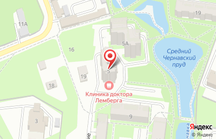 Клиника доктора Лемберга на Красноармейской улице в Раменском на карте